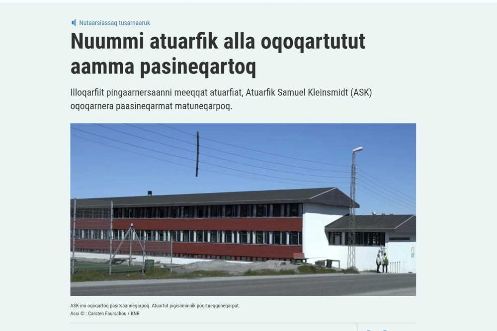 Kommuneqarfik Sermersuumit tusagassiutit akisussaassuseqarnerusumik tusagassiisarnissaat ujartorneqartoq