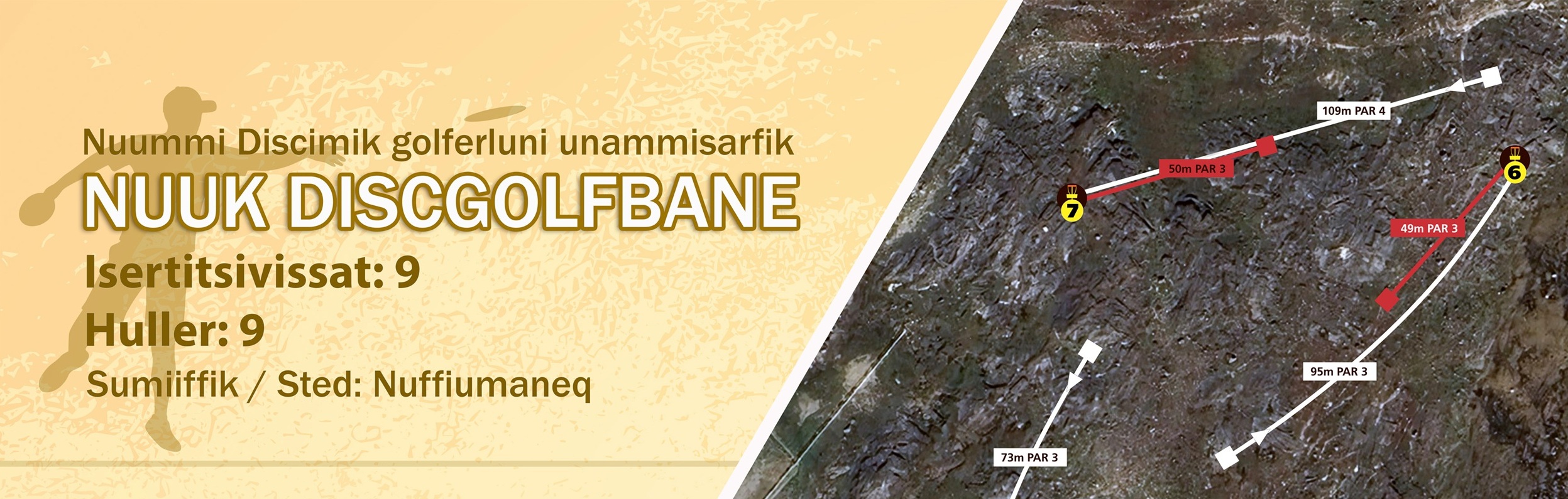 Nuummi Discimik golferluni unammisarfik siulleq ammarpoq